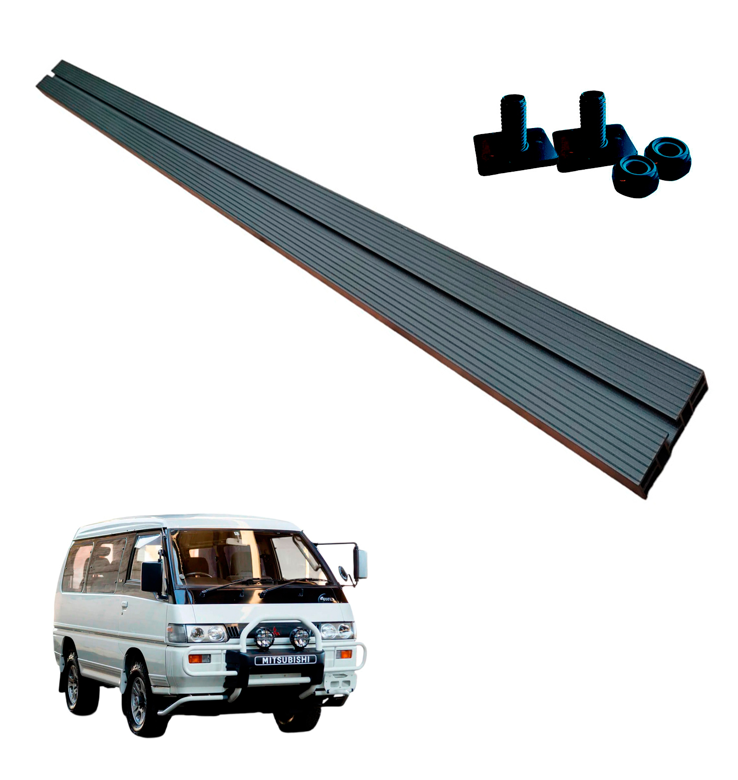 2x OZ135 Roof Cross Bar 1350mm