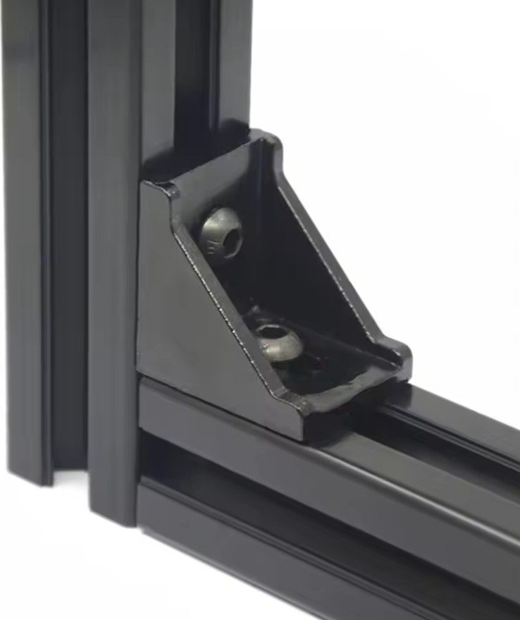 10x OZ4040 Black Anodized 6063-T5 Aluminium Extrusion T-Slot Profile